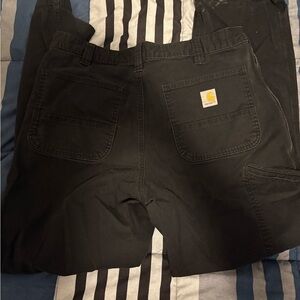 Carhartt Relaxed Fit Black Trousers